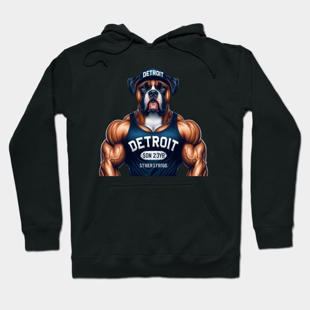 Detroit Gym Hoodie by Americansports